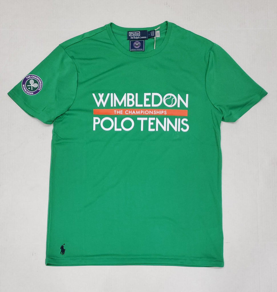 Nwt Polo Ralph Lauren Green Wimbledon Tennis Performance Tee