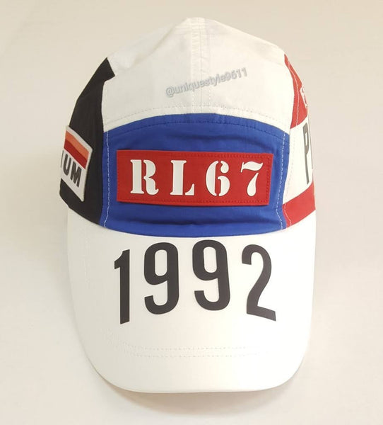 Nwt Polo Ralph Lauren White Tokyo Stadium P-Wing Fitted Hat