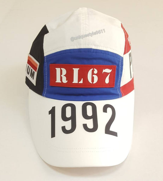 Nwt Polo Ralph Lauren White Tokyo Stadium P-Wing Fitted Hat - Unique Style