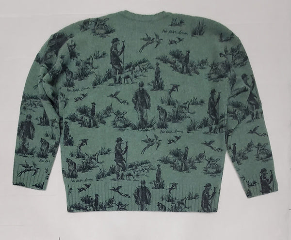 Nwt Polo Ralph Lauren Outdoorsmen Dogs Scenic Wool Sweater - Unique Style