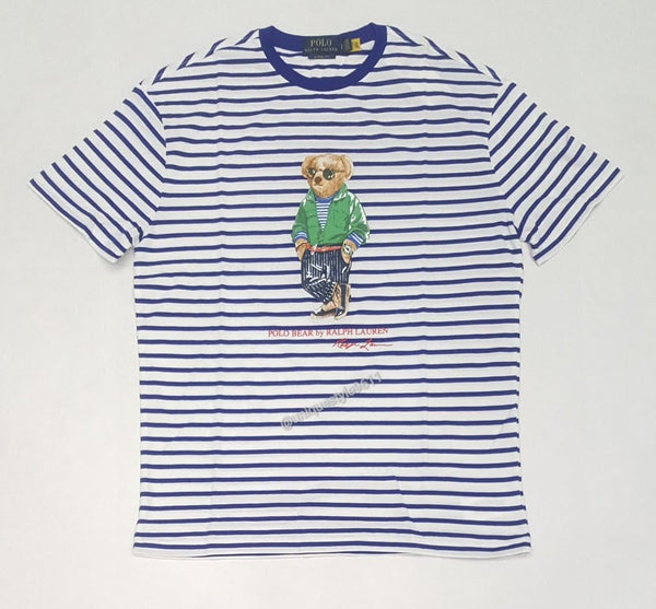 Nwt Polo Ralph Lauren Stripe Blazer Teddy Bear Classic Fit Tee - Unique Style