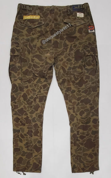 Nwt Polo Ralph Lauren Camo Patches Slim Fit Cargo Pants - Unique Style
