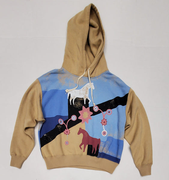 Nwt Polo Ralph Lauren Women's Tan Equestrian Hoodie - Unique Style