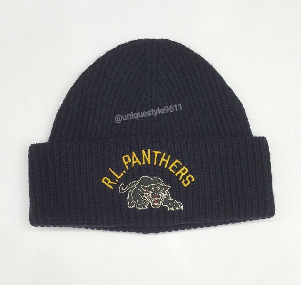 Nwt Polo Ralph Lauren Navy R.L Panthers Skully