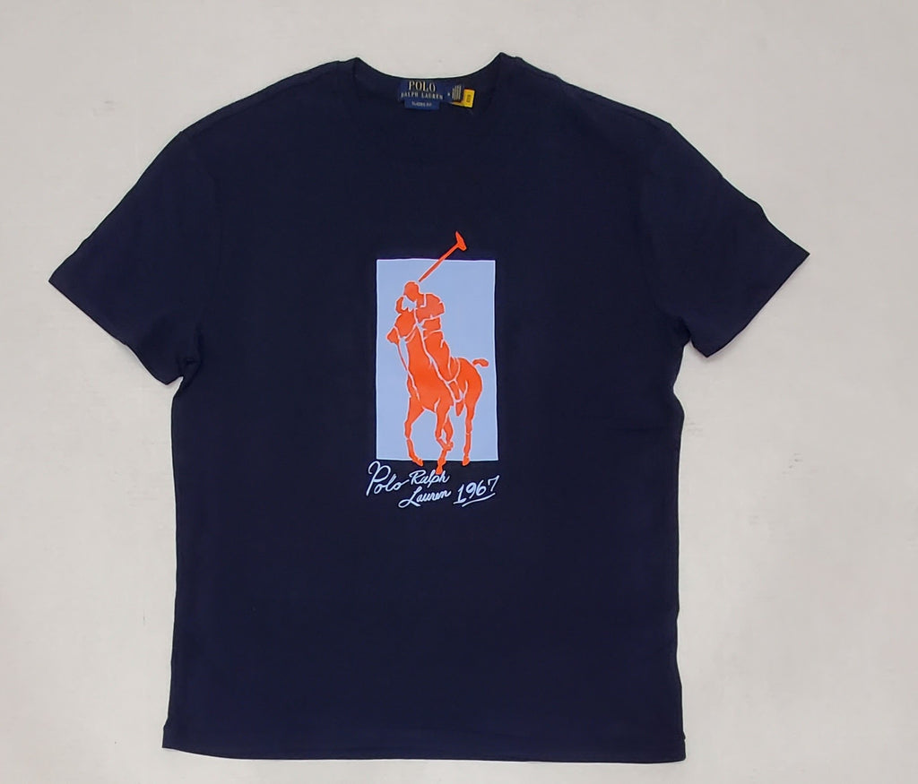Nwt Polo Ralph Lauren Navy Big Pony 1967 Classic Fit Tee