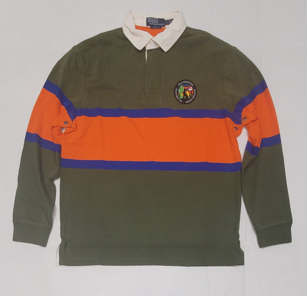 Nwt Polo Ralph Lauren Polo Expedition Patch Rugby - Unique Style