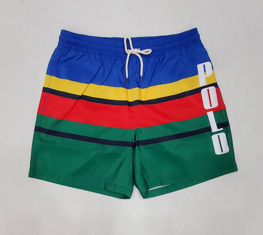 Nwt Polo Ralph Lauren Spellout Swim Trunks