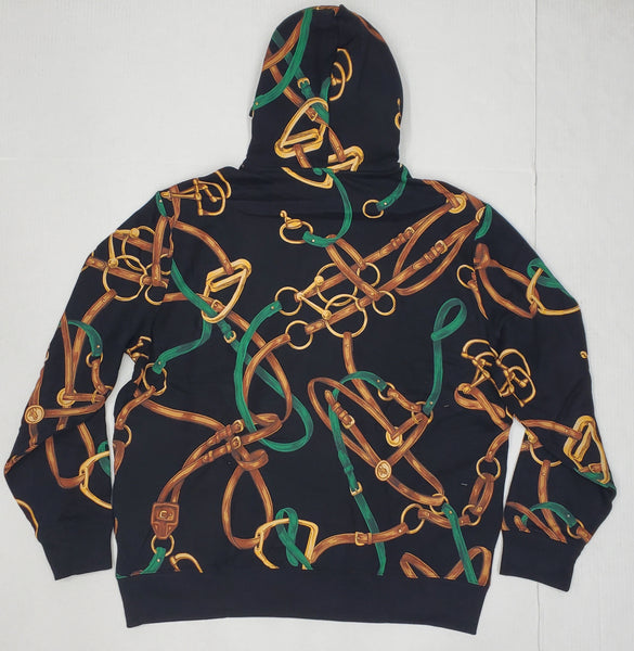 Nwt Polo Ralph Lauren Black Bridle Pullover Hoodie - Unique Style