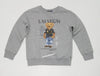 Nwt Polo Ralph Lauren Grey Las Vegas Teddy Bear Boys Sweatshirt - Unique Style