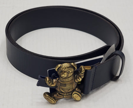 Nwt Polo Ralph Lauren Striped Teddy Bear Belt