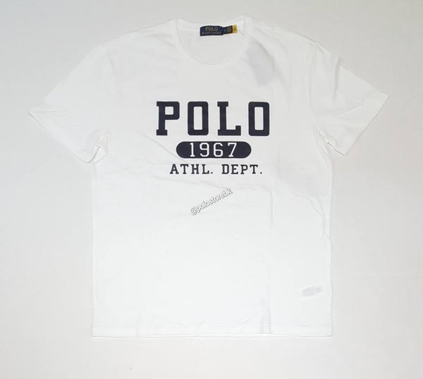 Nwt Polo Ralph Lauren White 1967 Athl Dept Tee - Unique Style