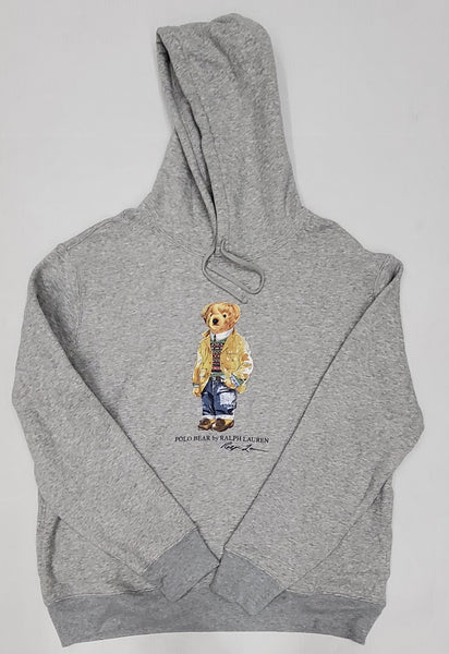 Nwt Polo Ralph Lauren Grey Wading Jacket Teddy Bear Hoodie - Unique Style