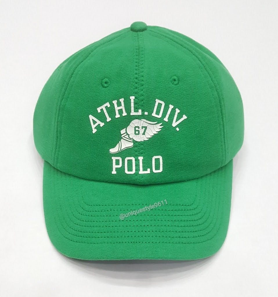 Nwt Polo Ralph Lauren Green Wing AthL 67 Snap Back