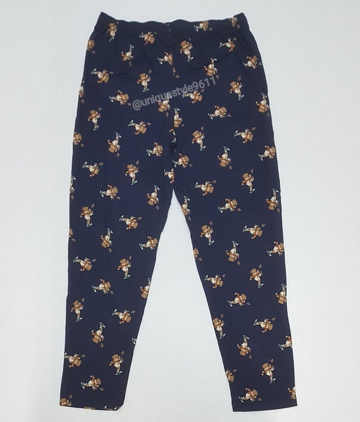 Nwt Polo Ralph Lauren Navy Kicker Bear Pajamas - Unique Style