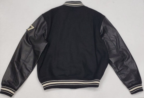 Nwt Polo Ralph Lauren Black 150th Anniversary Limited Edition 1967 Varsity Patches Jacket - Unique Style