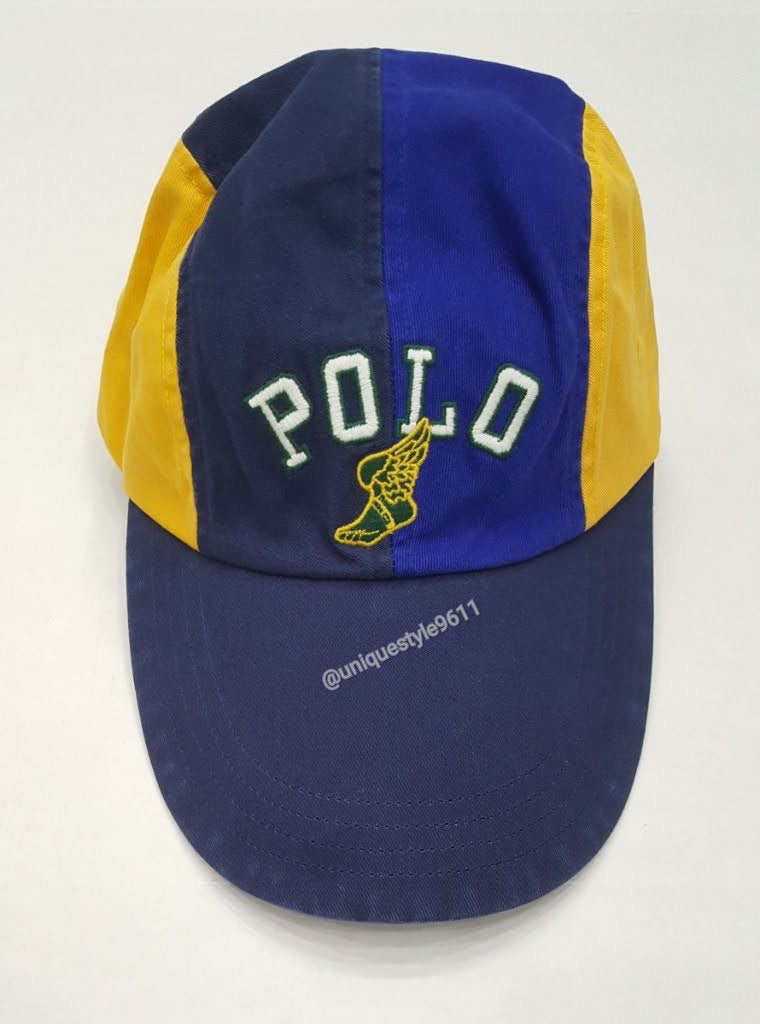 Nwt Polo Ralph Lauren P-Wing 4 Panel Fitted Hat
