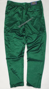 Nwt Polo Ralph Lauren Green 'P' Satin Tear Away Pants - Unique Style