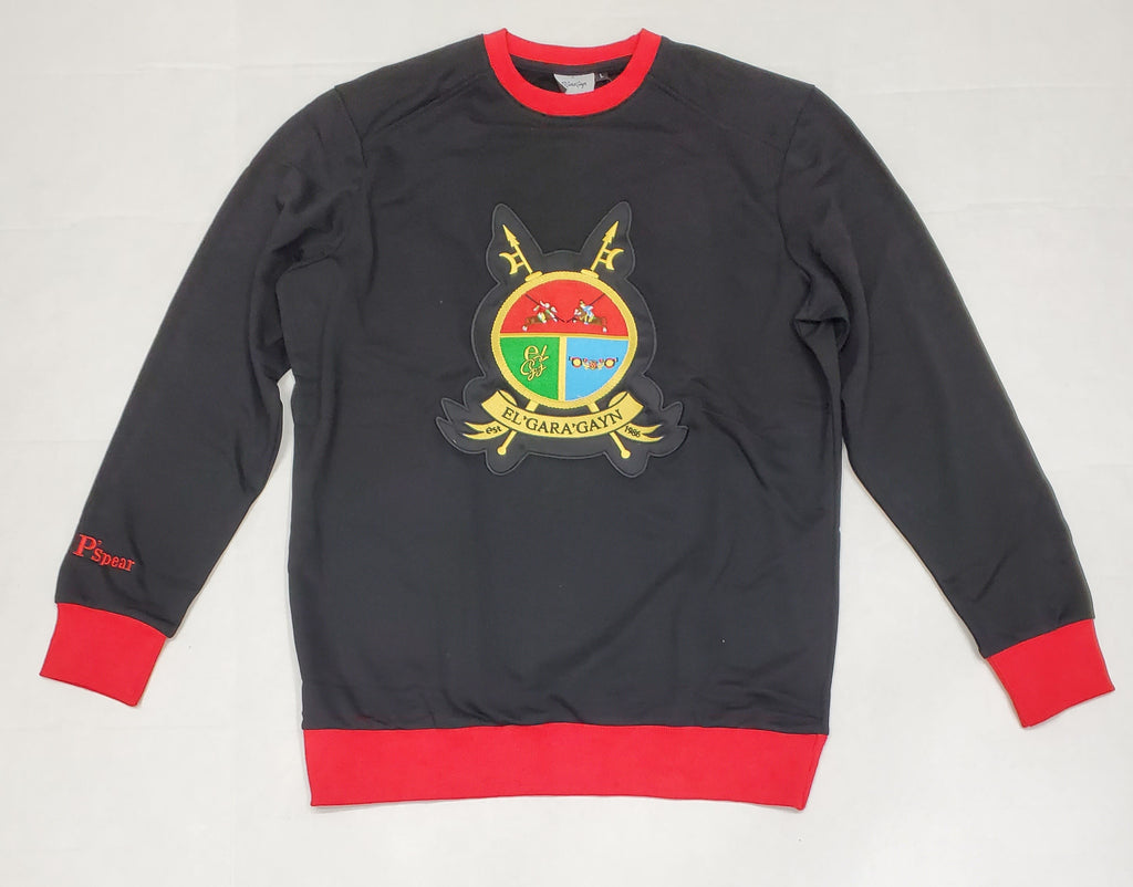 El Gara Gayn Black/Red P Spear Sweatshirt