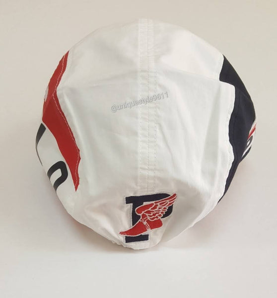Nwt Polo Ralph Lauren White Tokyo Stadium P-Wing Fitted Hat - Unique Style