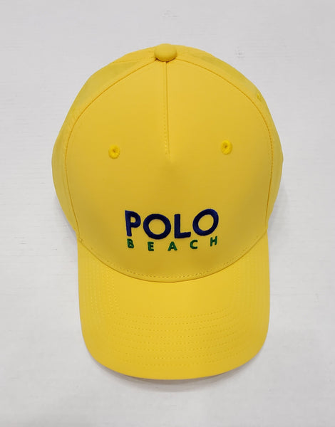 Nwt Polo Ralph Lauren Yellow Polo Beach Adjustable Strap Back Hat - Unique Style