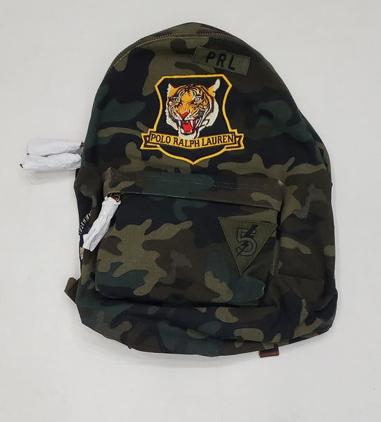Nwt Polo Ralph Lauren Camo Tiger Patch Back Pack - Unique Style