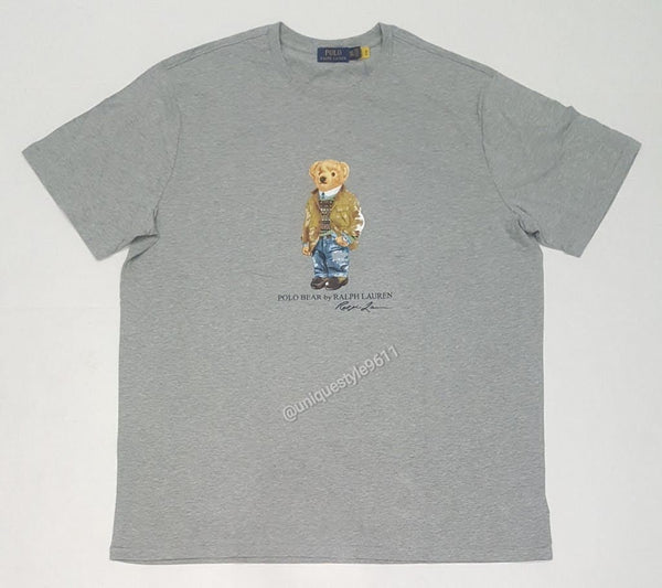 Nwt Polo Ralph Lauren Big & Tall Grey Khaki Jacket Teddy Bear Tee - Unique Style