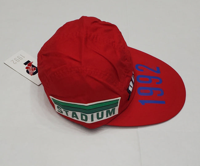 Nwt Polo Ralph Lauren Red 1992 Stadium Fitted Hat - Unique Style