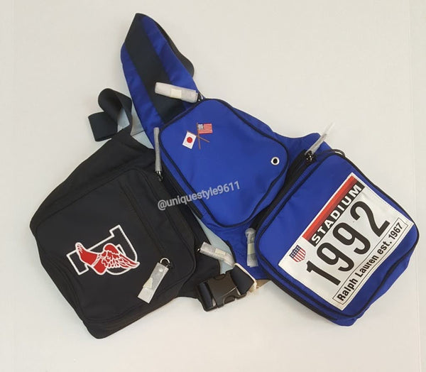 Nwt Polo Ralph Lauren Tokyo Stadium P-Wing 1992 Cross Body Bag - Unique Style