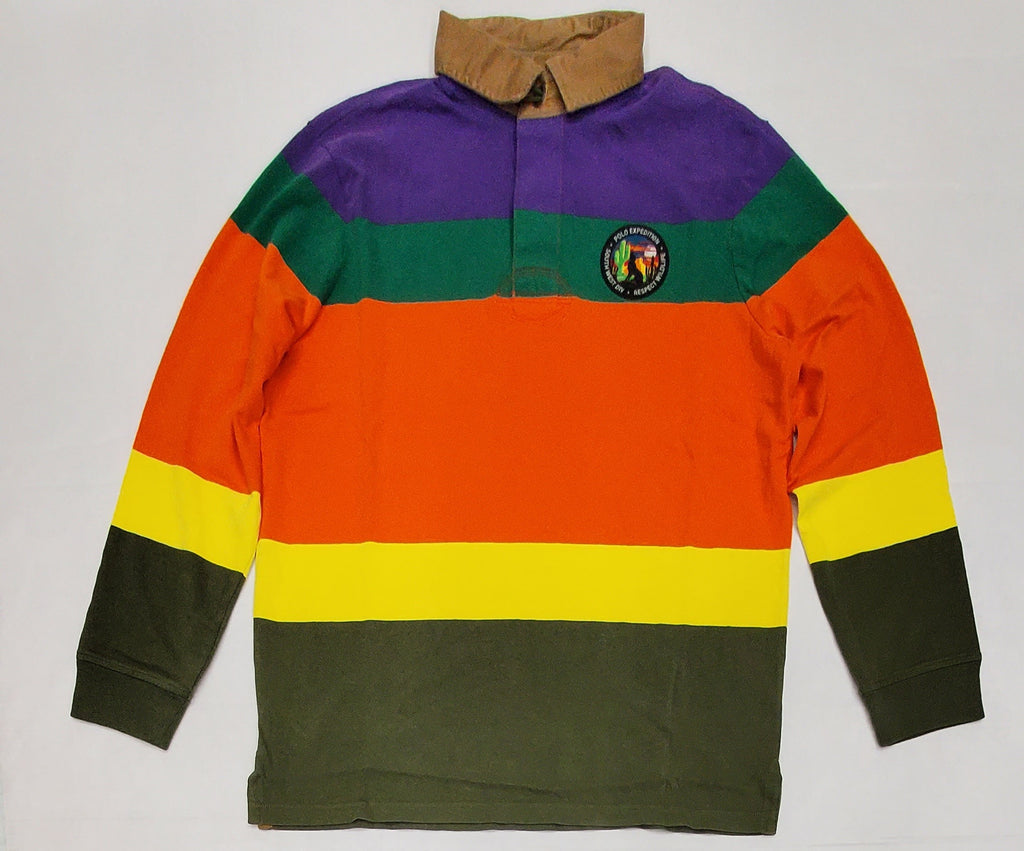 Nwt Polo Ralph Lauren Expedition Southwestern Respect Classic Fit Rugby
