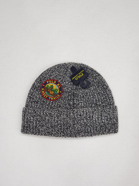 Nwt Polo Ralph Lauren Grey Fishing N.West Trails Patches Skully - Unique Style