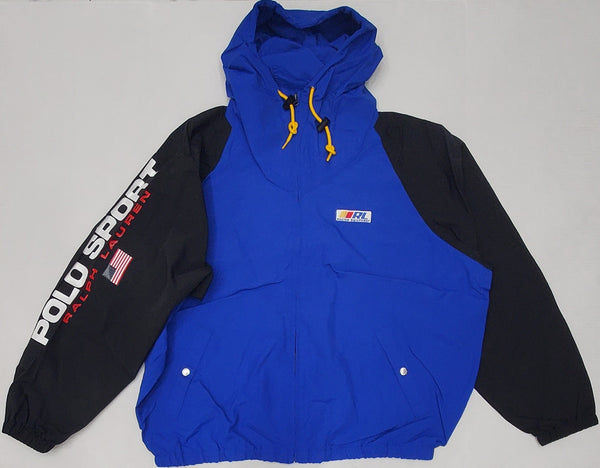 Nwt Polo Sport Royal Racing Windbreaker Jacket - Unique Style
