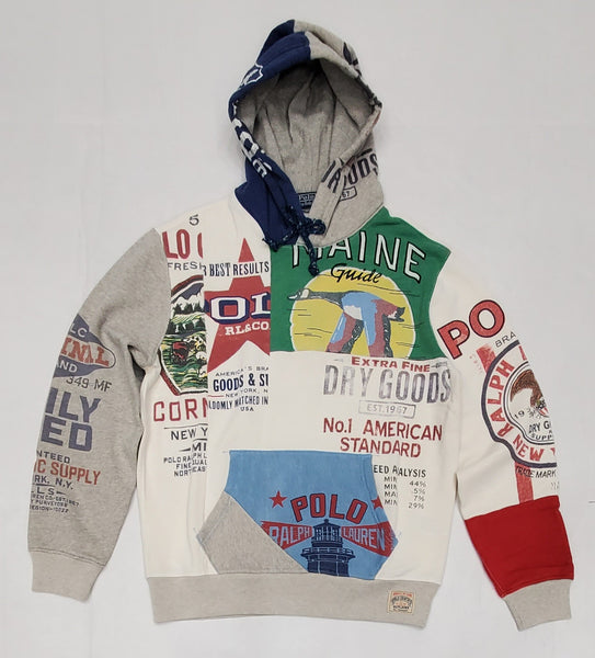 Nwt Polo Ralph Lauren Logo Graphic Allover Hoodie - Unique Style
