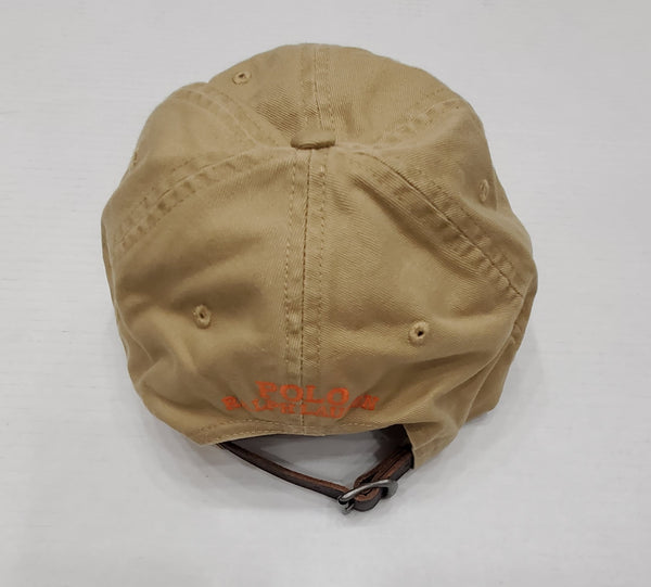 Nwt Polo Ralph Lauren Khaki Rugby Shirt Adjustable Strap Back - Unique Style