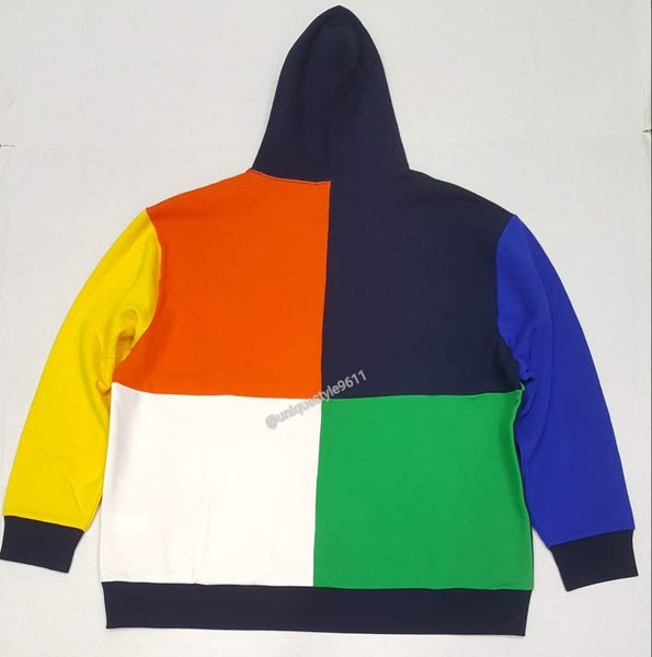 Nwt Polo Big & Tall Color Block Fleece Pullover Hoodie - Unique Style