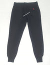 Nwt Polo Ralph Lauren Women's Black/Red Small Pony Joggers - Unique Style