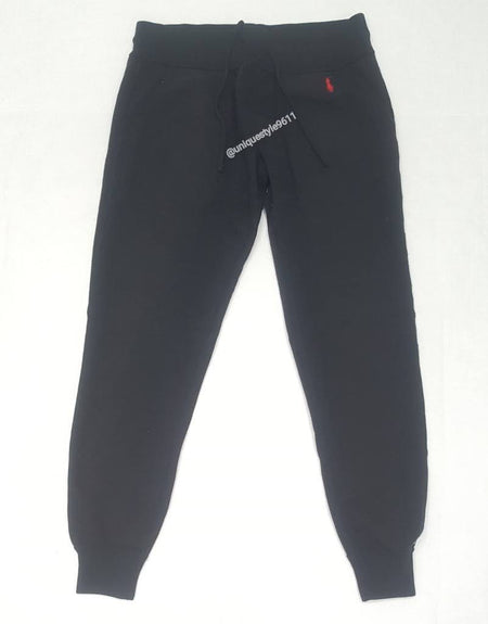 Nwt Polo Ralph Lauren Women's Black With White Pony Zip Up Hoodie & Matching Joggers