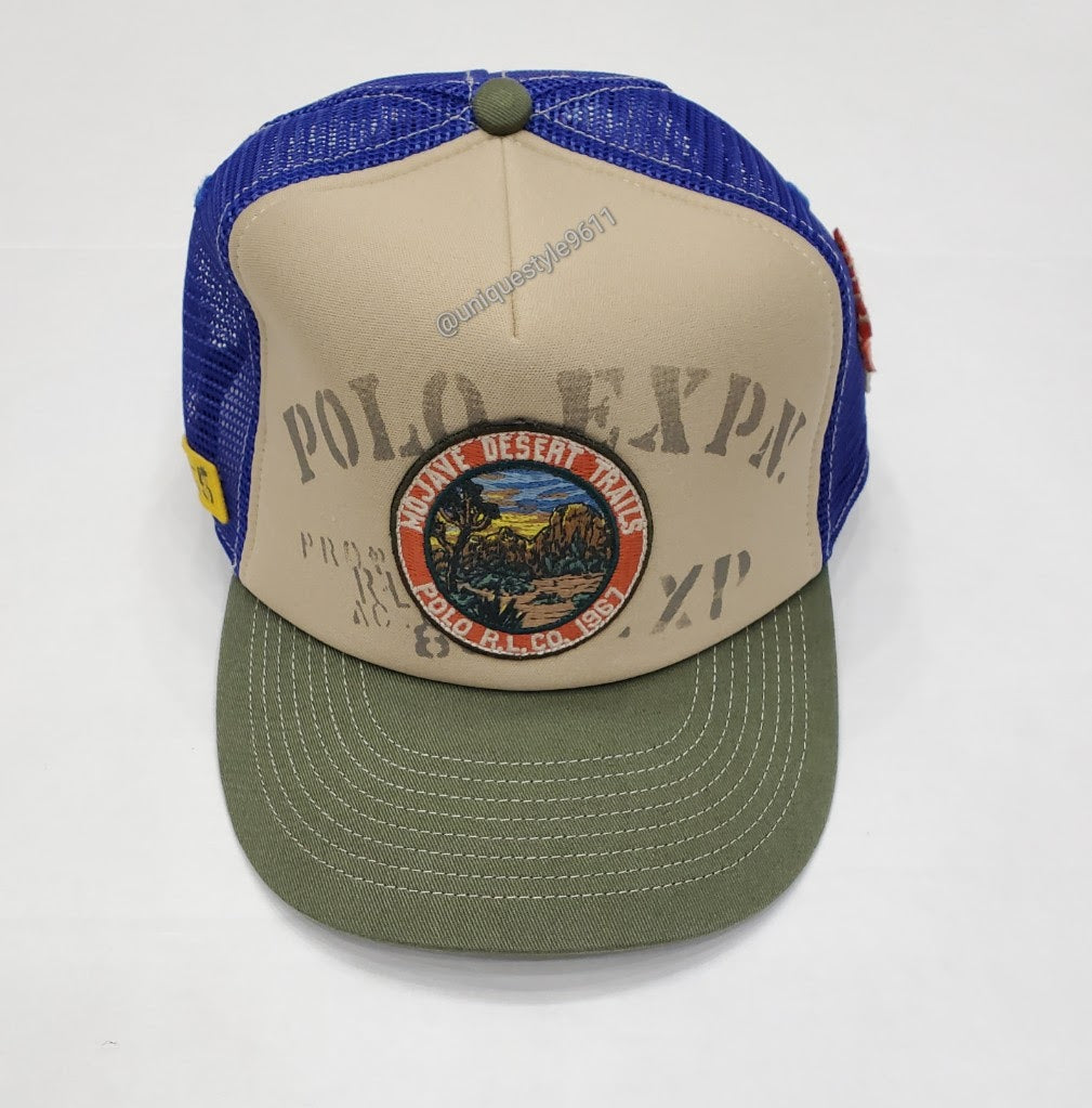 Nwt Polo Ralph Lauren Mojave Desert Trails Trucker Hat