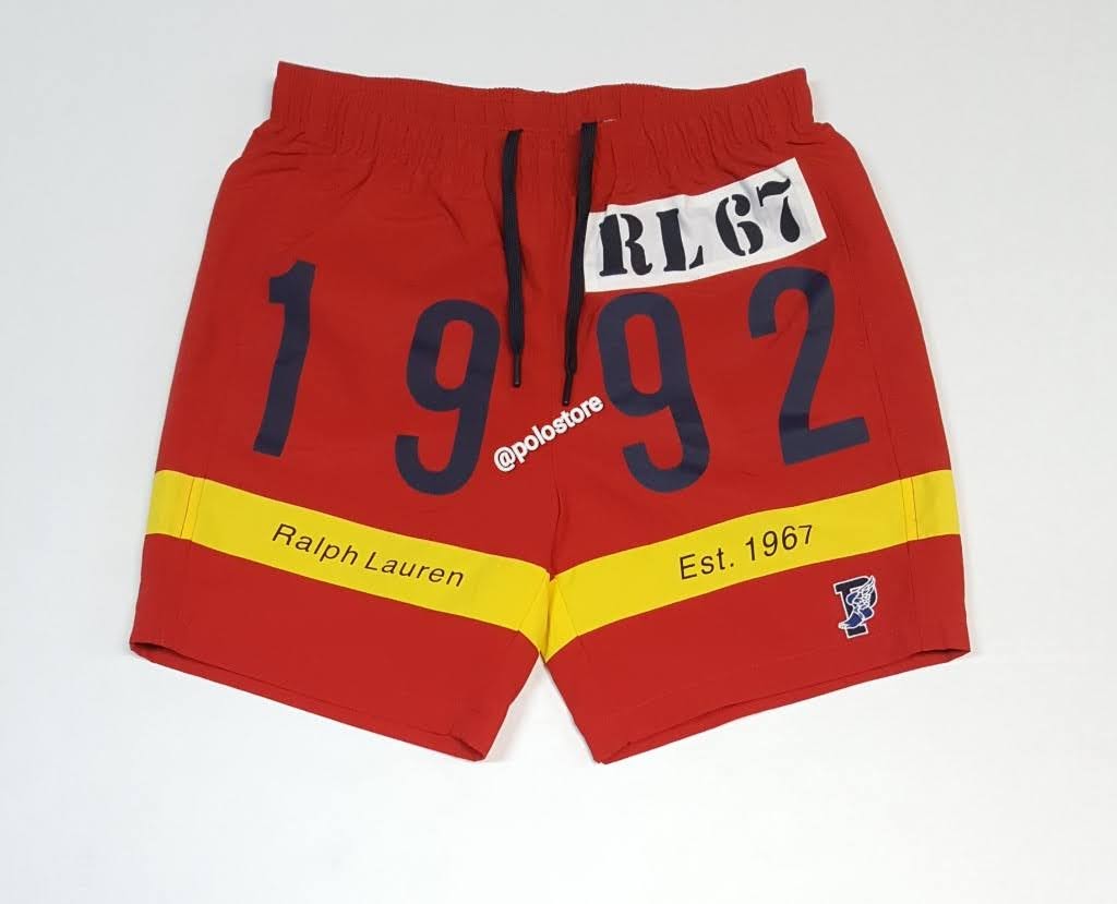 Nwt Polo Ralph Lauren 1992 P-Wing 1992 Stadium Retro Shorts