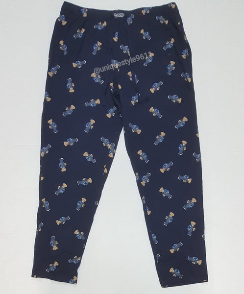 Nwt Polo Ralph Lauren Navy Mascot Football Bear Pajamas - Unique Style