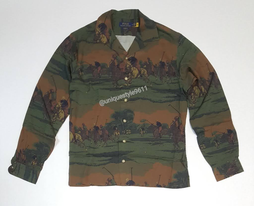 Nwt Polo Ralph Lauren Equestrian Custom Fit L/S Button Up