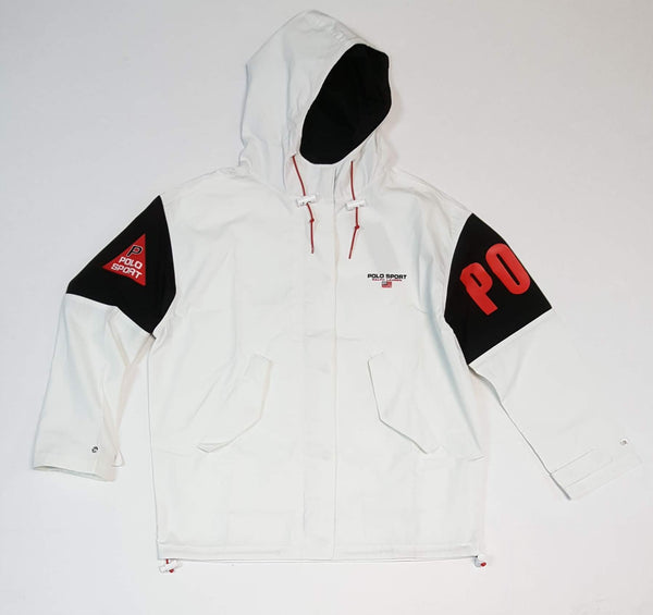 Nwt Polo Ralph Lauren Women's White Polo Sport Windbreaker Jacket - Unique Style