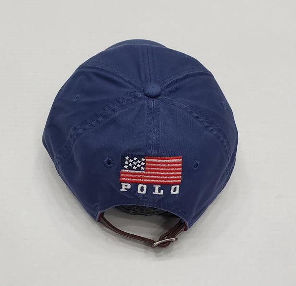 Nwt Polo Ralph Lauren USA Logo + Flag Adjustable Hat - Unique Style