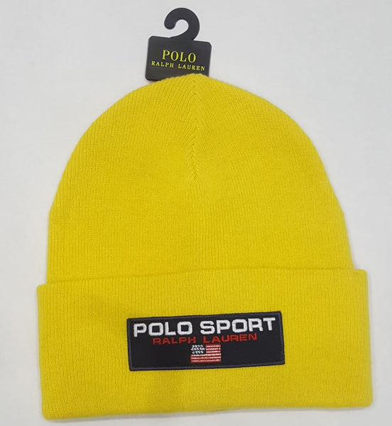 Nwt Polo Sport Yellow Patch Skully - Unique Style