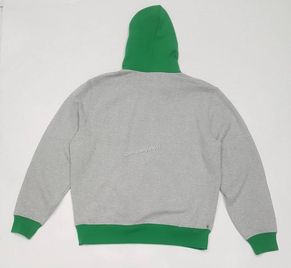 Nwt Polo Ralph Lauren Grey/Green Inspire Big Pony Pullover Hoodie - Unique Style