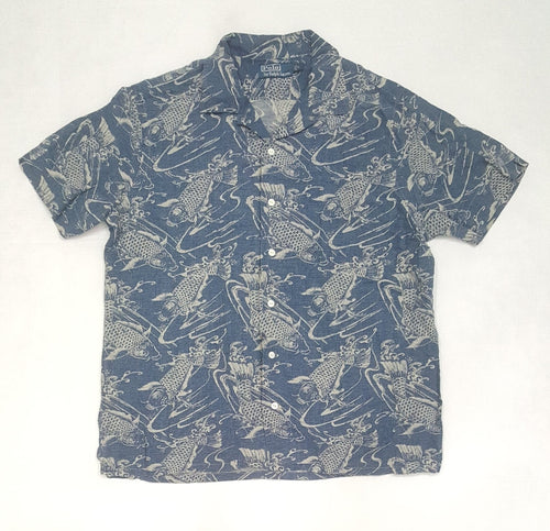 Nwt Polo Ralph Lauren Allover Sea Print Button Up - Unique Style