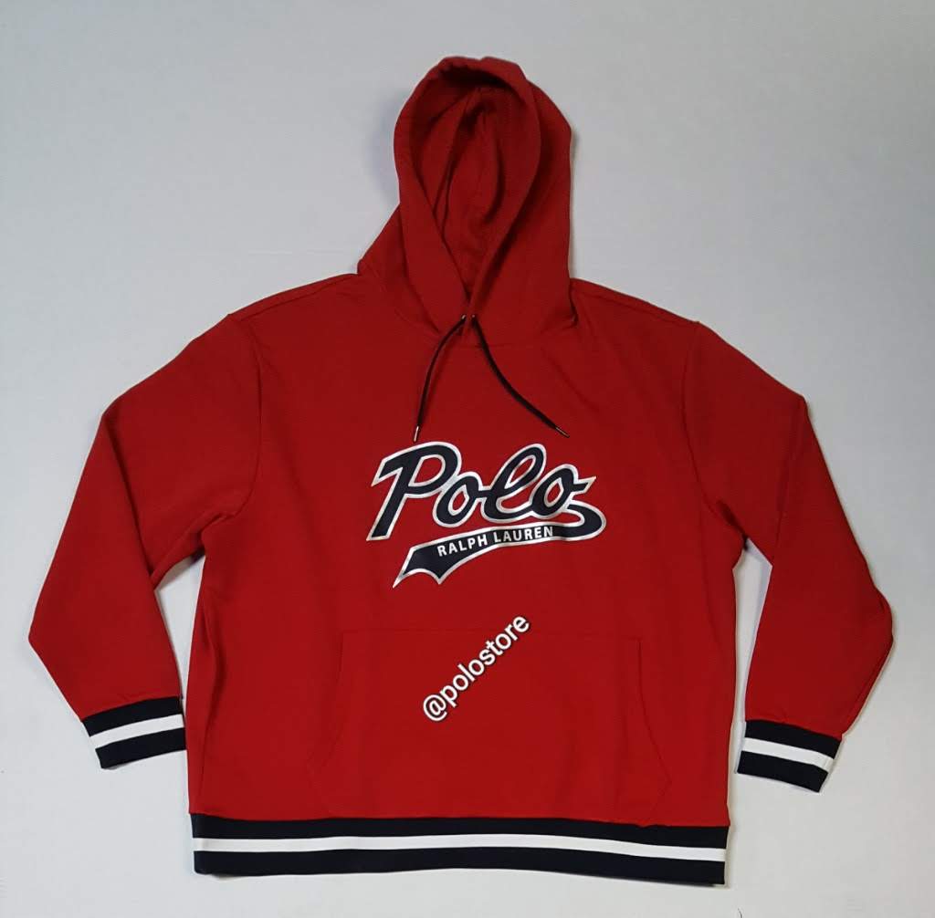 Nwt Polo Ralph Lauren Big & Tall Red Script Hoodie U