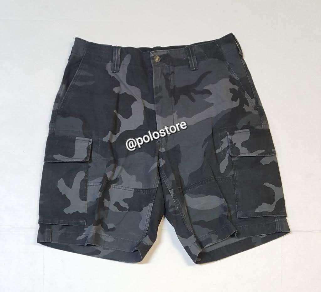 Nwt Big & Tall Polo Ralph Lauren Grey Camo Cargo Shorts