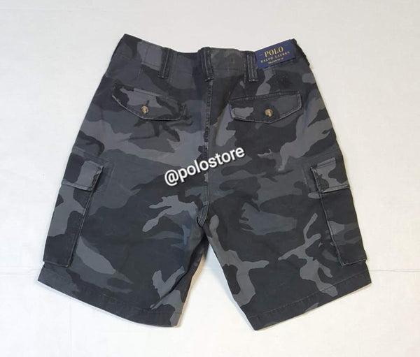 Nwt Big & Tall Polo Ralph Lauren Grey Camo Cargo Shorts - Unique Style