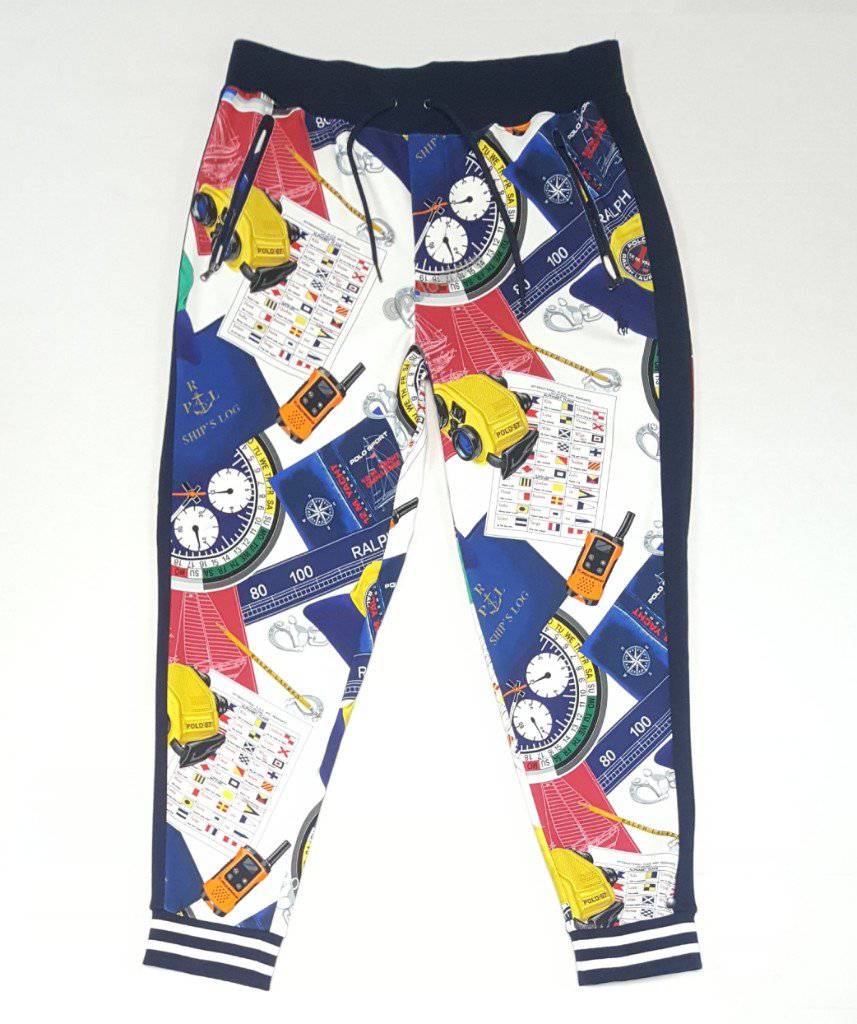 Nwt Polo Big & Tall Nautical Racing Jogger
