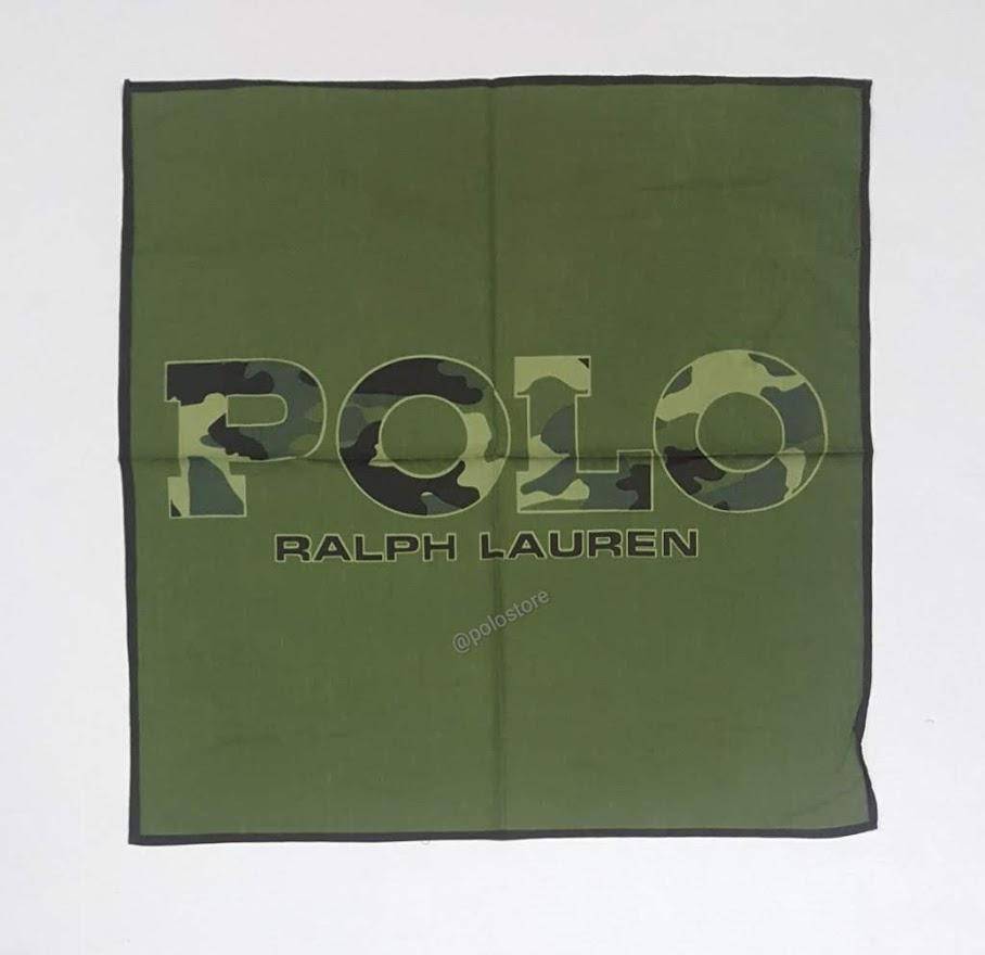 Nwt Polo Ralph Lauren Camo Cotton Bandana
